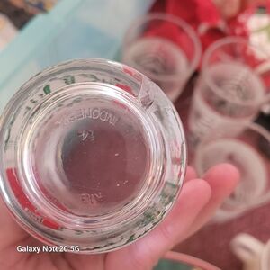 Clear Glass Tumblers Set Vintage From Endonisa